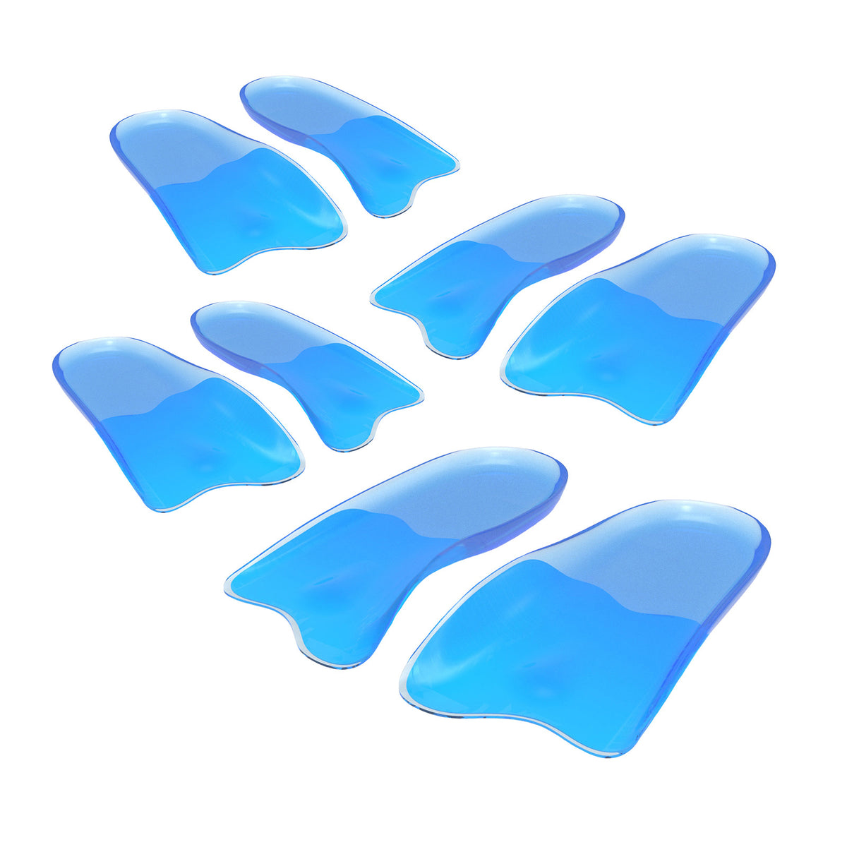 Bibal Insole 4X Pair Half Insoles Shoe Inserts M Size Gel Arch Support Foot Pad