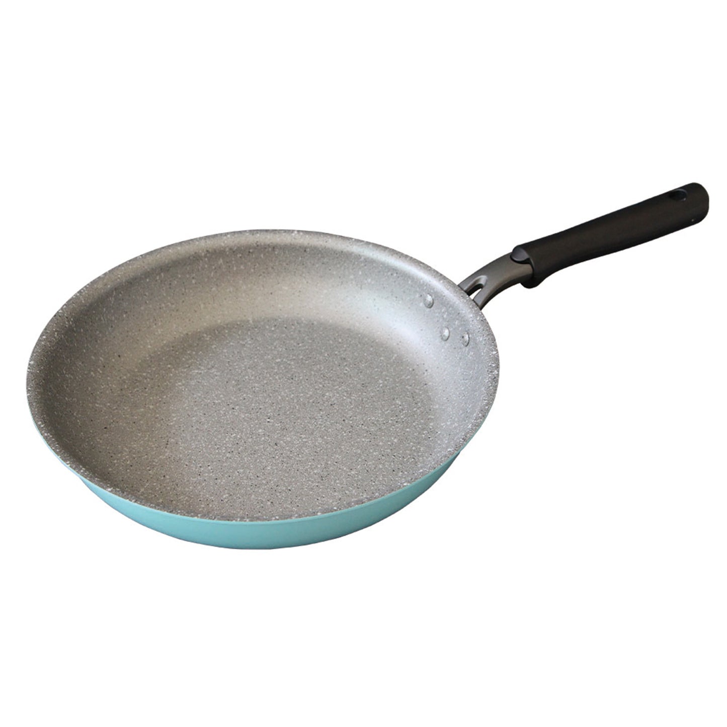 Fanjini Stone Frypan Frying Pan Non-Stick Induction Ceramic Round 28cm - Pure Sky Blue