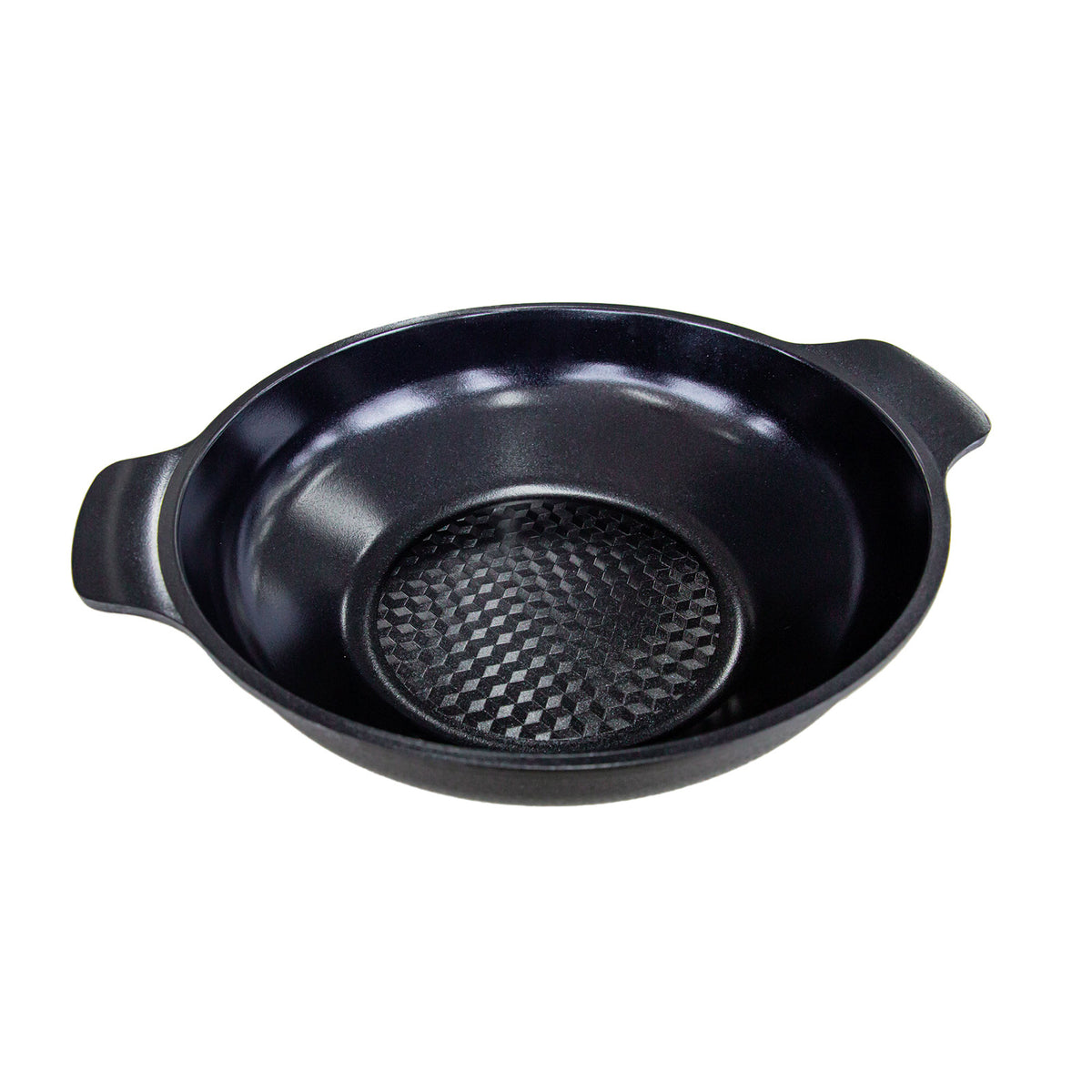 KOMAN Shinewon Two Hands Wok Ceramic Non-stick Titanium 28cm - Black