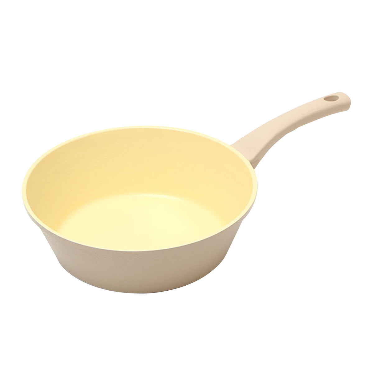 Giorno Felice IH Wok Pan 28cm Ceramic Non-Stick Stir Frypan Induction - Beige