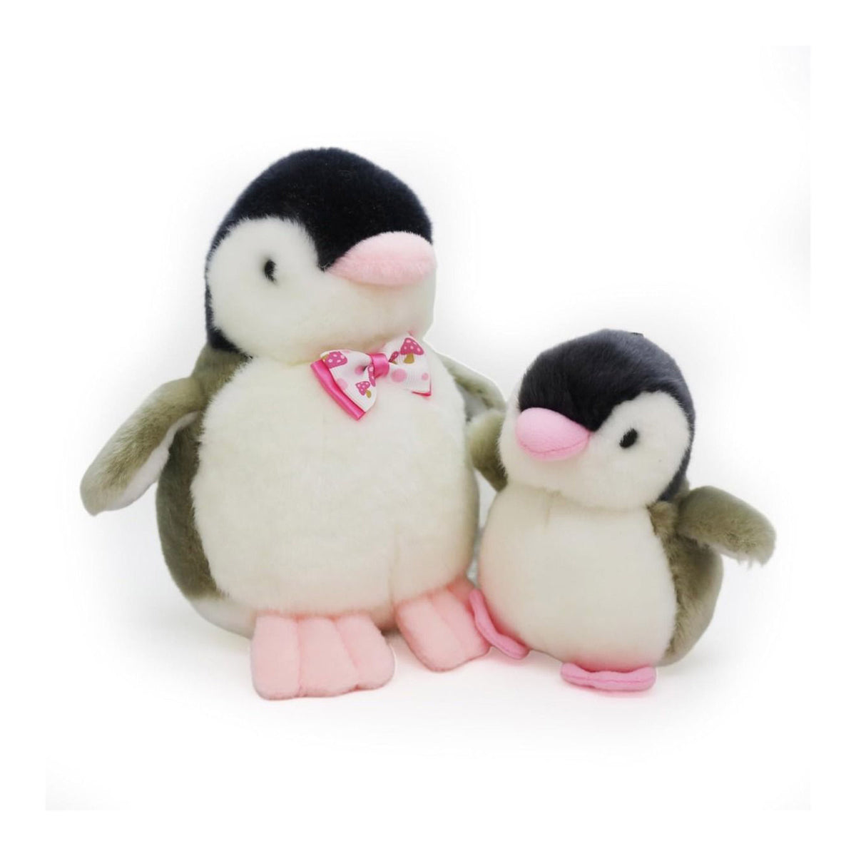 Kenisy 2 Set Plush Penguin Keychain Or Doll With Sound Activation - Grey