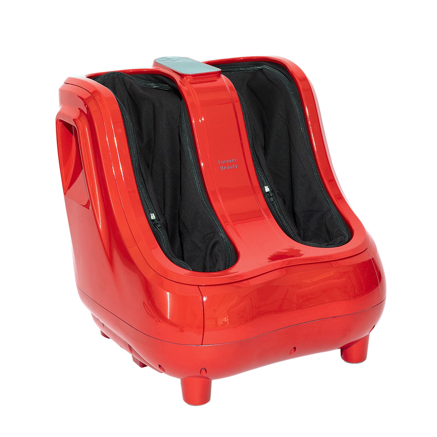 Forever Beauty Foot Massager Shiatsu Leg Calf Kneading Heat Remote - Red