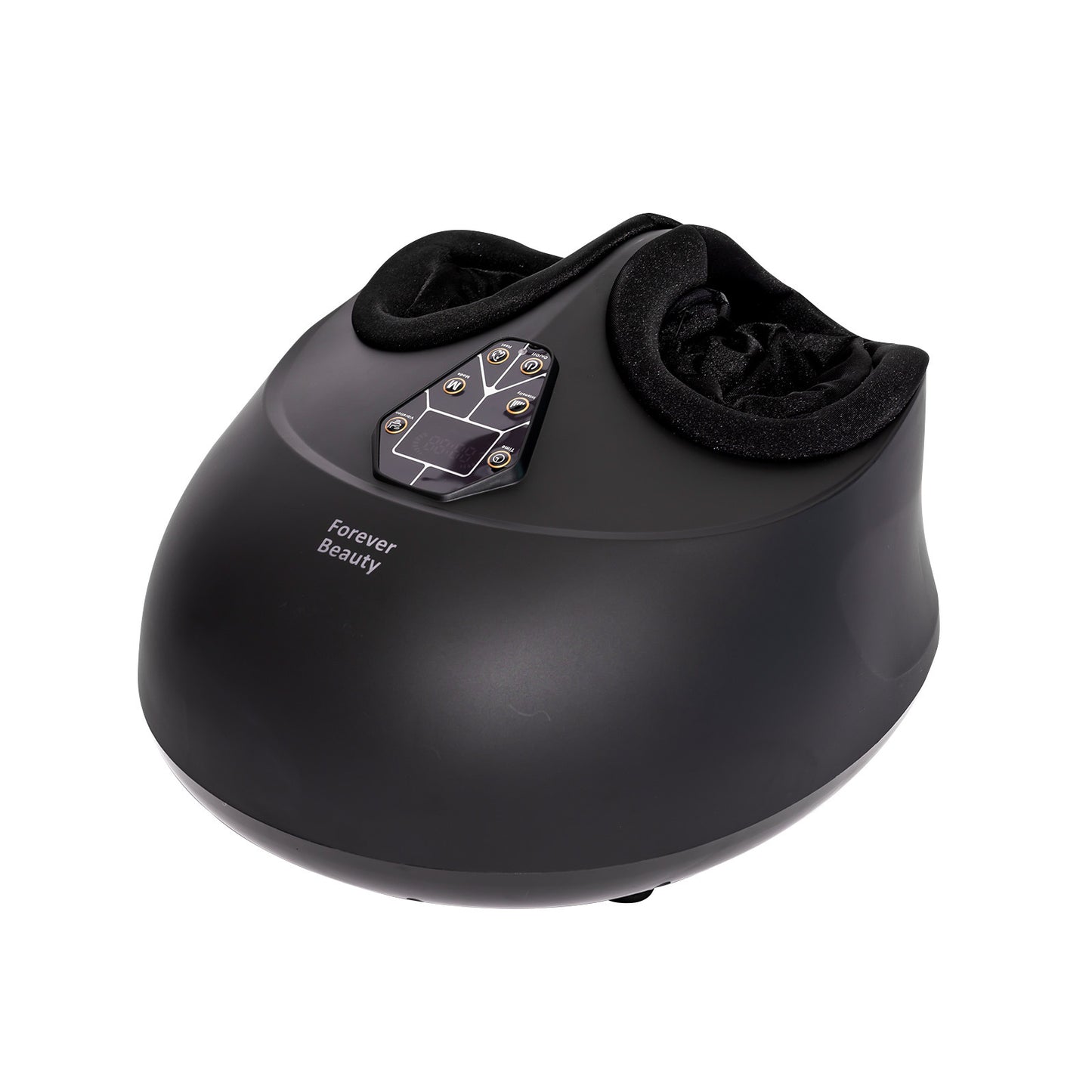 Forever Beauty Foot Massager Air Compression Shiatsu Heat Remote - Black
