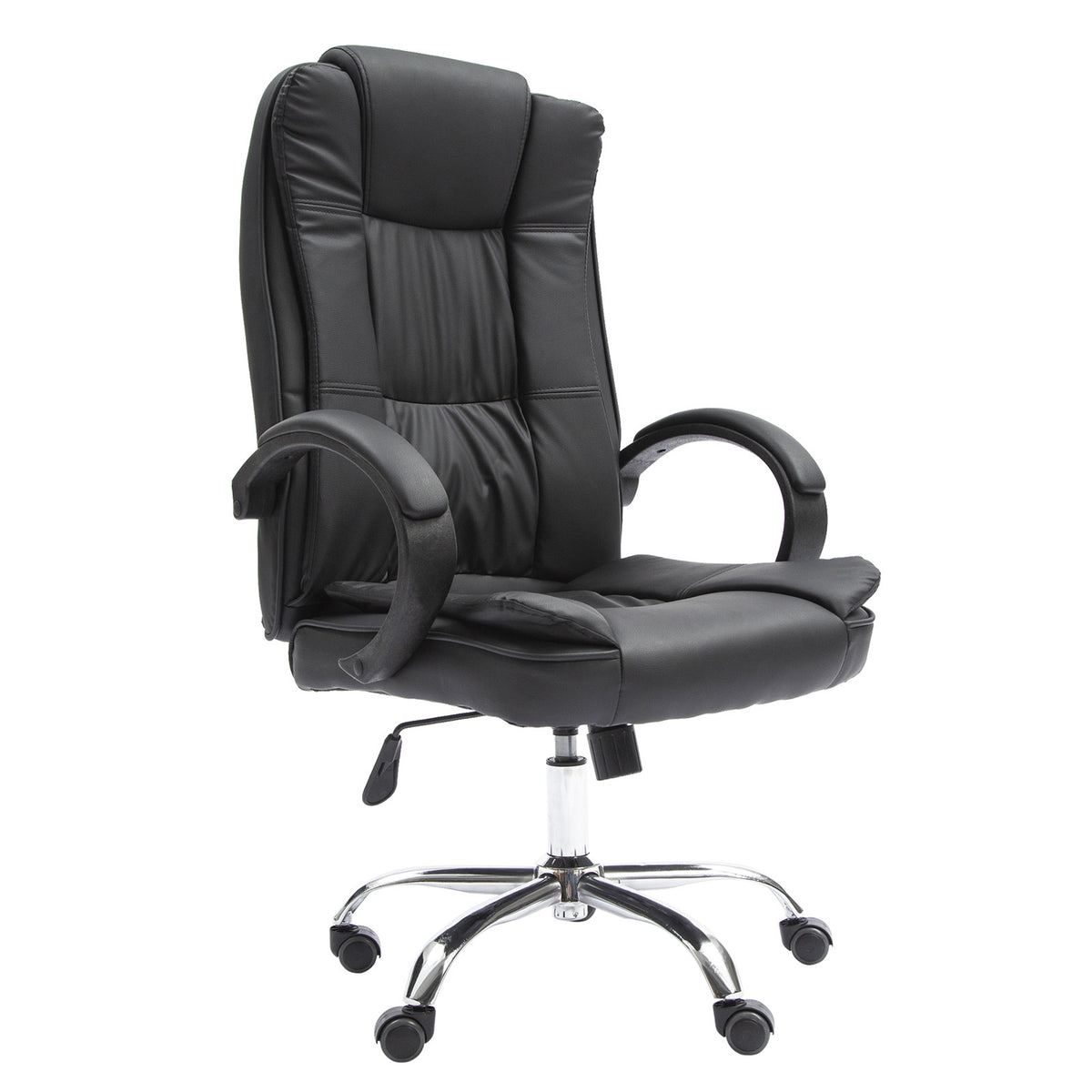 La Bella Executive Office Chair Sage Dual-Layer Seat Tilt Computer Gaming Work - Black