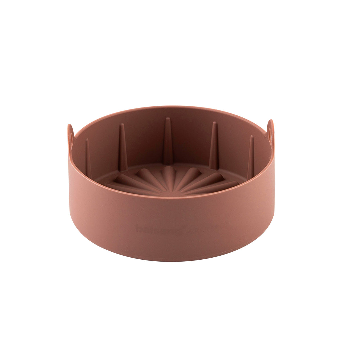 Balsang Airfryer Reusable Silicone Pot Small Nonstick Nontoxic - Brown