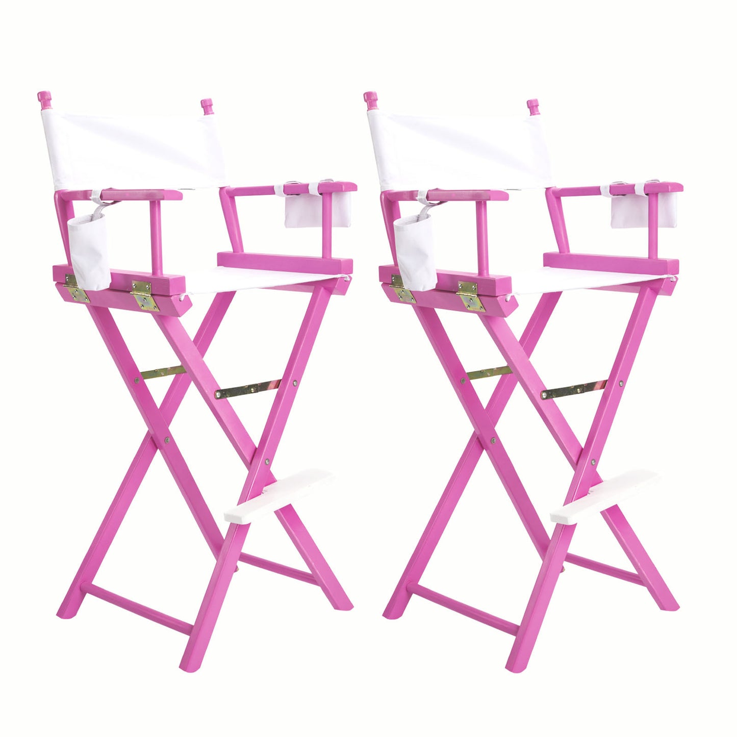 La Bella 2 Set Folding Tall Chair DARK HUMOR Movie Director 76cm - Pink