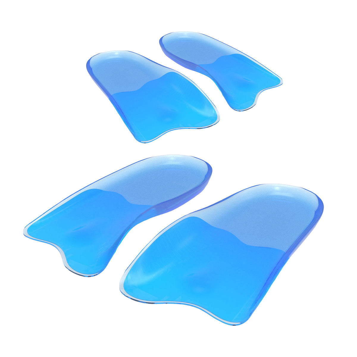 Bibal Insole 2X Pair Half Insoles Shoe Inserts M Size Gel Arch Support Foot Pad