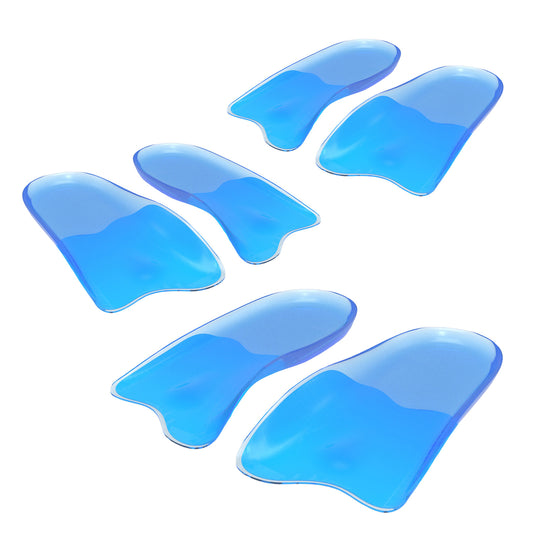 Bibal Insole Half Insoles Shoe Inserts 3-Size Combo Gel Arch Support Foot Pad