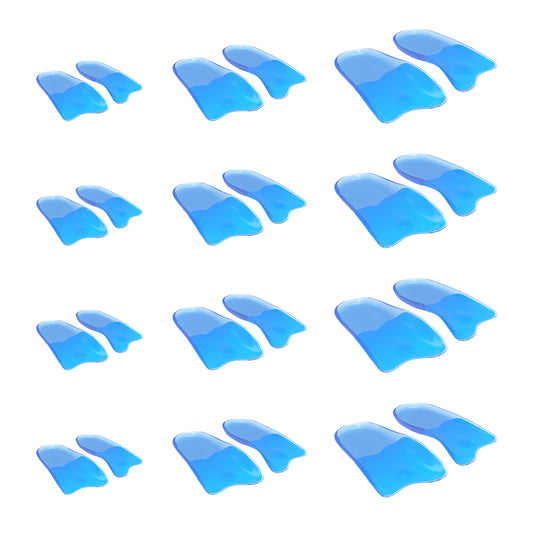 Bibal Insole 4X Half Insoles Shoe Inserts 3-Size Combo Gel Arch Support Foot Pad