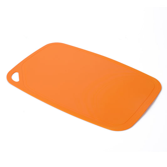 Ecosillee TPU Chopping Board Antibacterial Cutting Board Baby Food Grade Kitchen - Orange