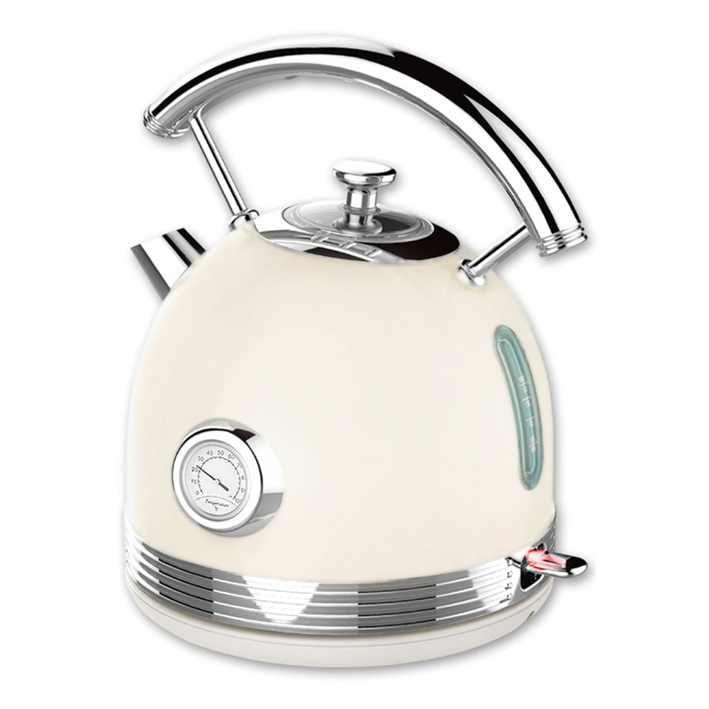 PHILEX Electric Kettle Boiler Stainless Steel Retro 1.7L - Off-White