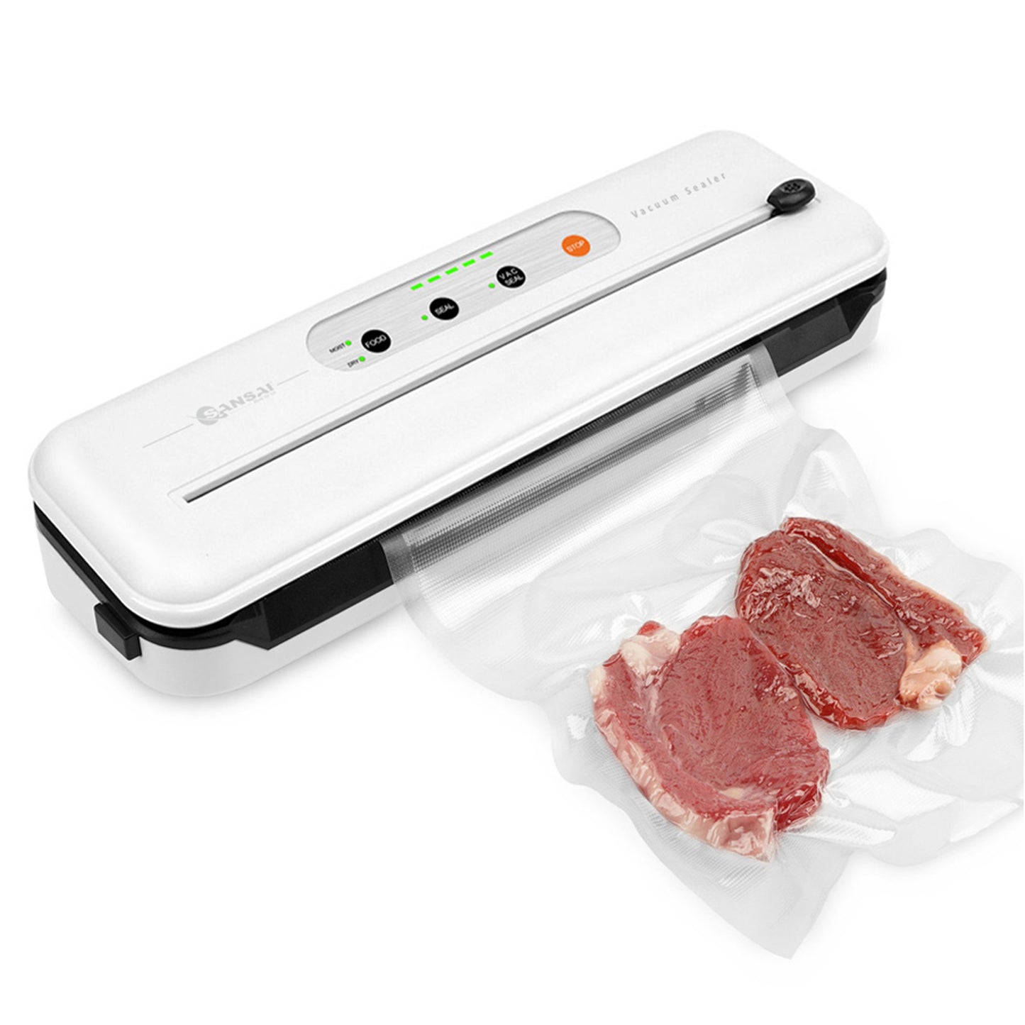 SANSAI Vacuum Food Sealer Sous Vide 110W - White