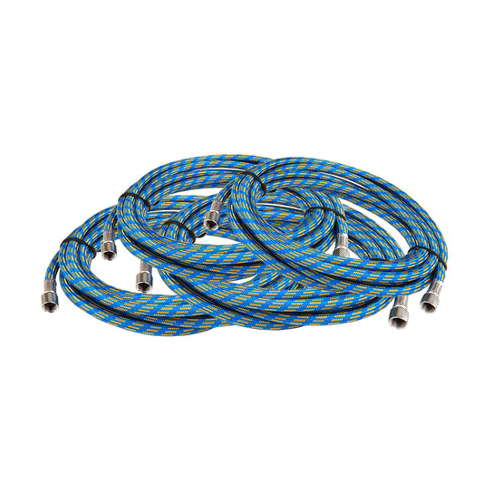 Dynamic Power 4X Air Brush Hose Rubber Braided Compressor 1/8in 3M