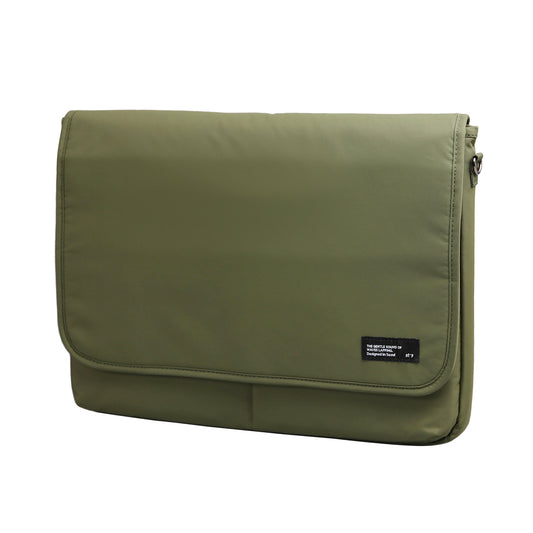 ST'9 L size 15.6/16 inch Laptop Sleeve Padded Shoulder Bag Travel Carry Case LATO - Khaki
