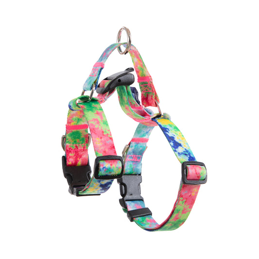 Banhamsisun M Dog Double-Lined Straps Harness Adjustable No Pull - Sweet Green