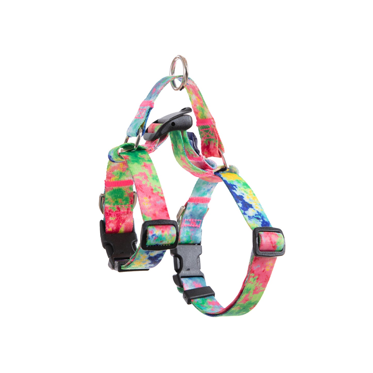 Banhamsisun S Dog Double-Lined Straps Harness Adjustable No Pull - Sweet Green