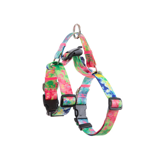 Banhamsisun S Dog Double-Lined Straps Harness Adjustable No Pull - Sweet Green