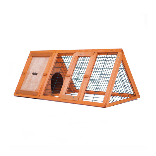 Paw Mate Rabbit Hutch Chicken Coop 118x50x45cm Triangle Cage Run