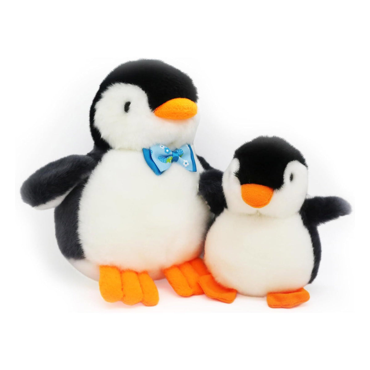 Kenisy 2 Set Plush Penguin Keychain Or Doll With Sound Activation - Black