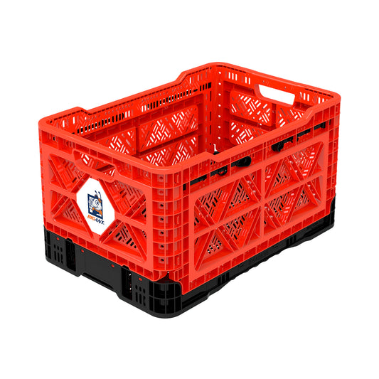 BigAnt Smart Foldable Stackable Crate 48L - Red