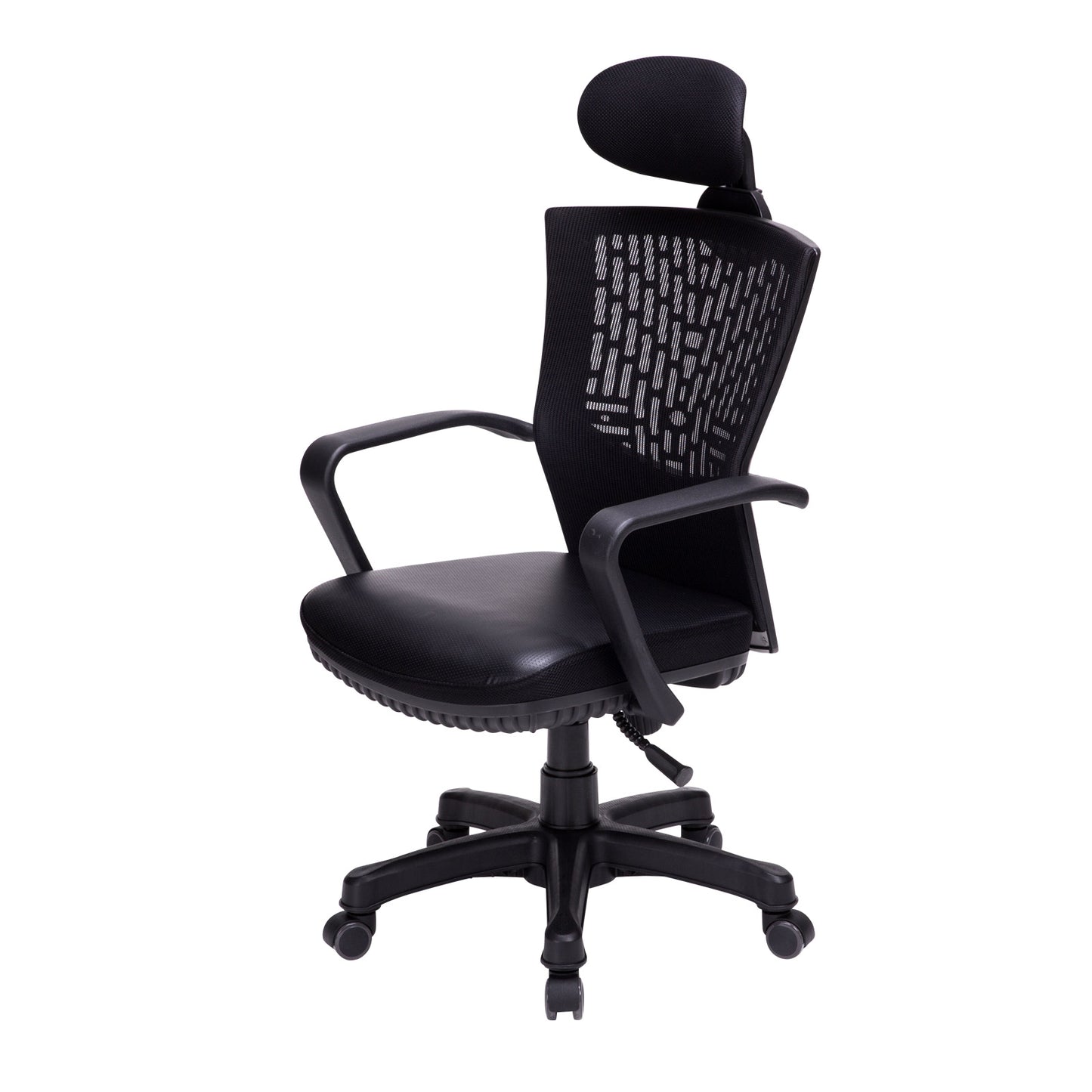 Korean Office Chair Ergonomic Chill Computer Gaming - Black