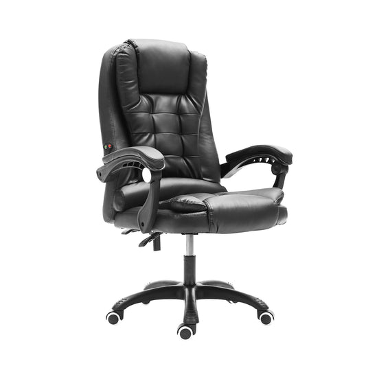 La Bella Massage Office Chair Vibration Ergonomic Executive Computer Work Gaming - Black