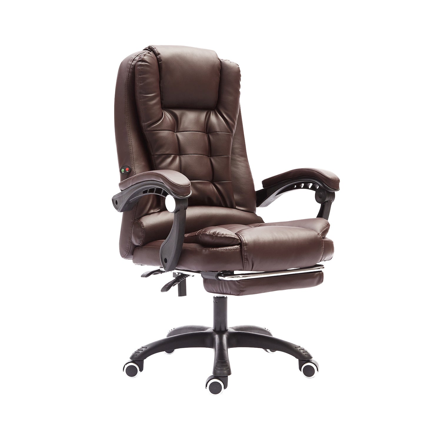 La Bella Massage Office Chair Footrest Ergonomic Executive Computer Work Gaming - Espresso