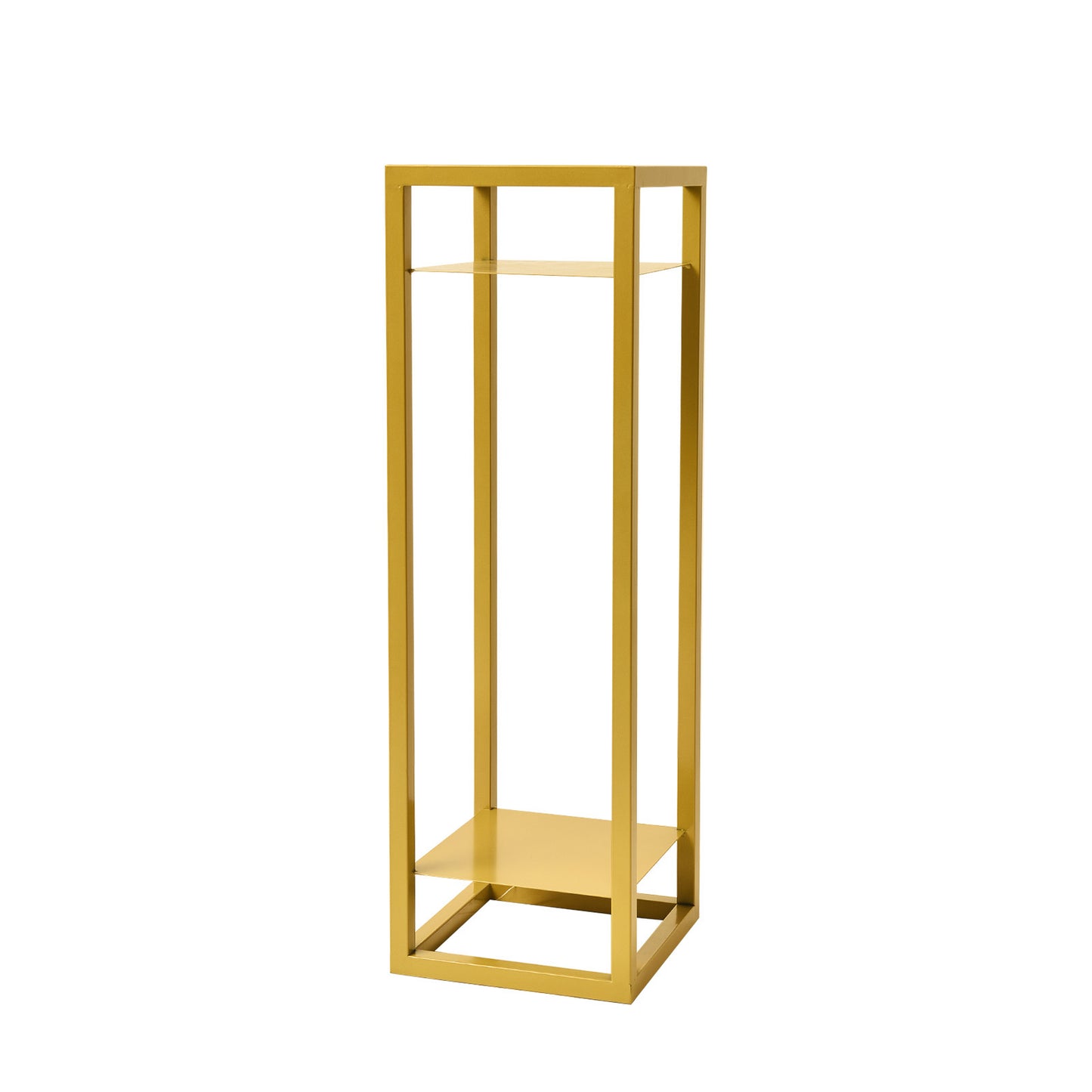 La Bella Plant Stand Planter Shelf Rack Steel 2 Tier 82cm - Gold