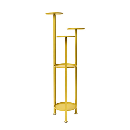 La Bella Plant Stand Planter Shelf Rack Steel 5 Tier 100cm - Gold