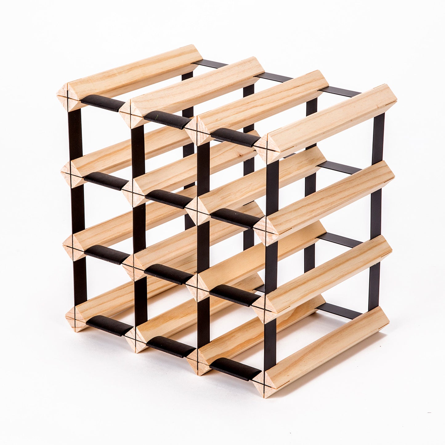 La Bella Timber Wine Rack 12 Bottle Storage Cellar Organiser