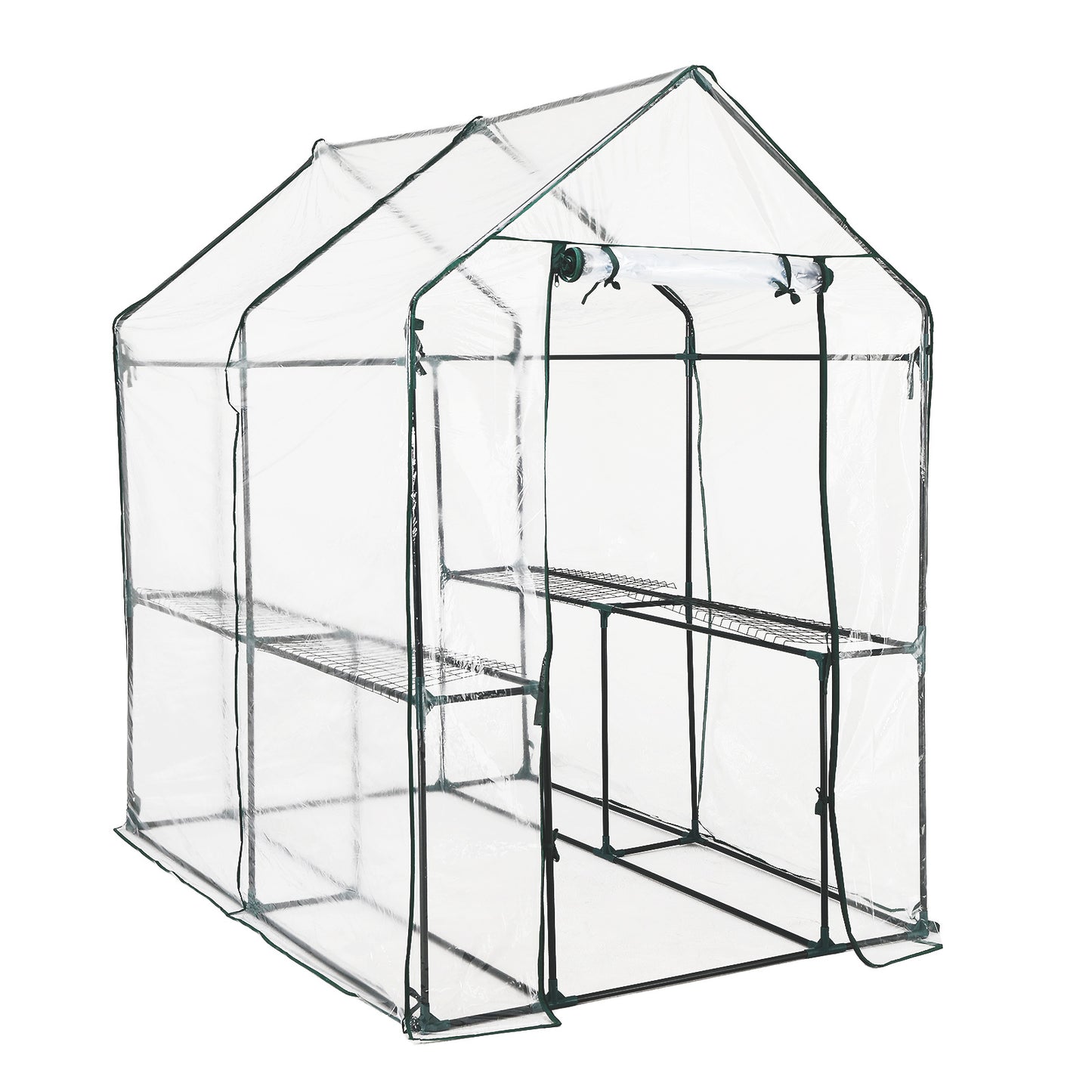 Home Ready Garden Greenhouse Walk-In Shed PVC Apex 1.9x1.2x1.9M