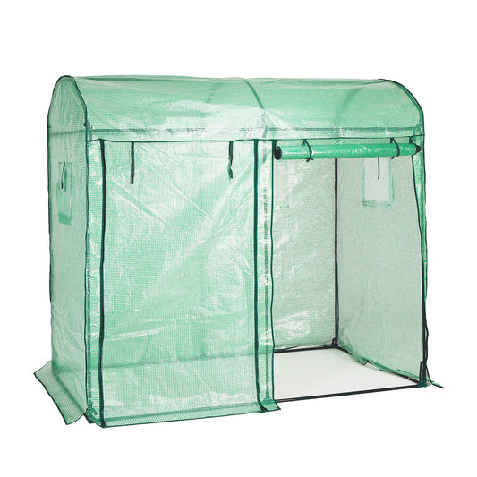 Home Ready Garden Greenhouse Walk-In Shed PE Dome 2X1X1.8M