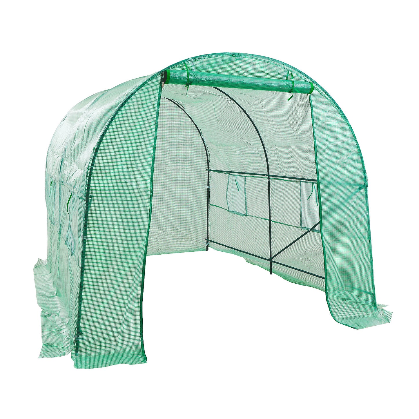 Home Ready Greenhouse Walk-In Shed PE Dome Hoop Tunnel Polytunnel 3x2x2M