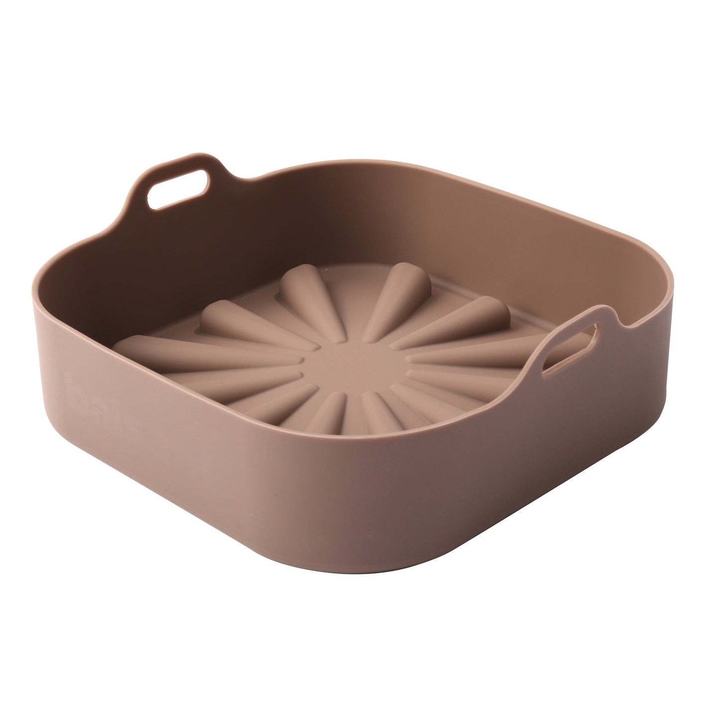 Balsang Airfryer Reusable Silicone Pot Square Nonstick Nontoxic - Chocolate