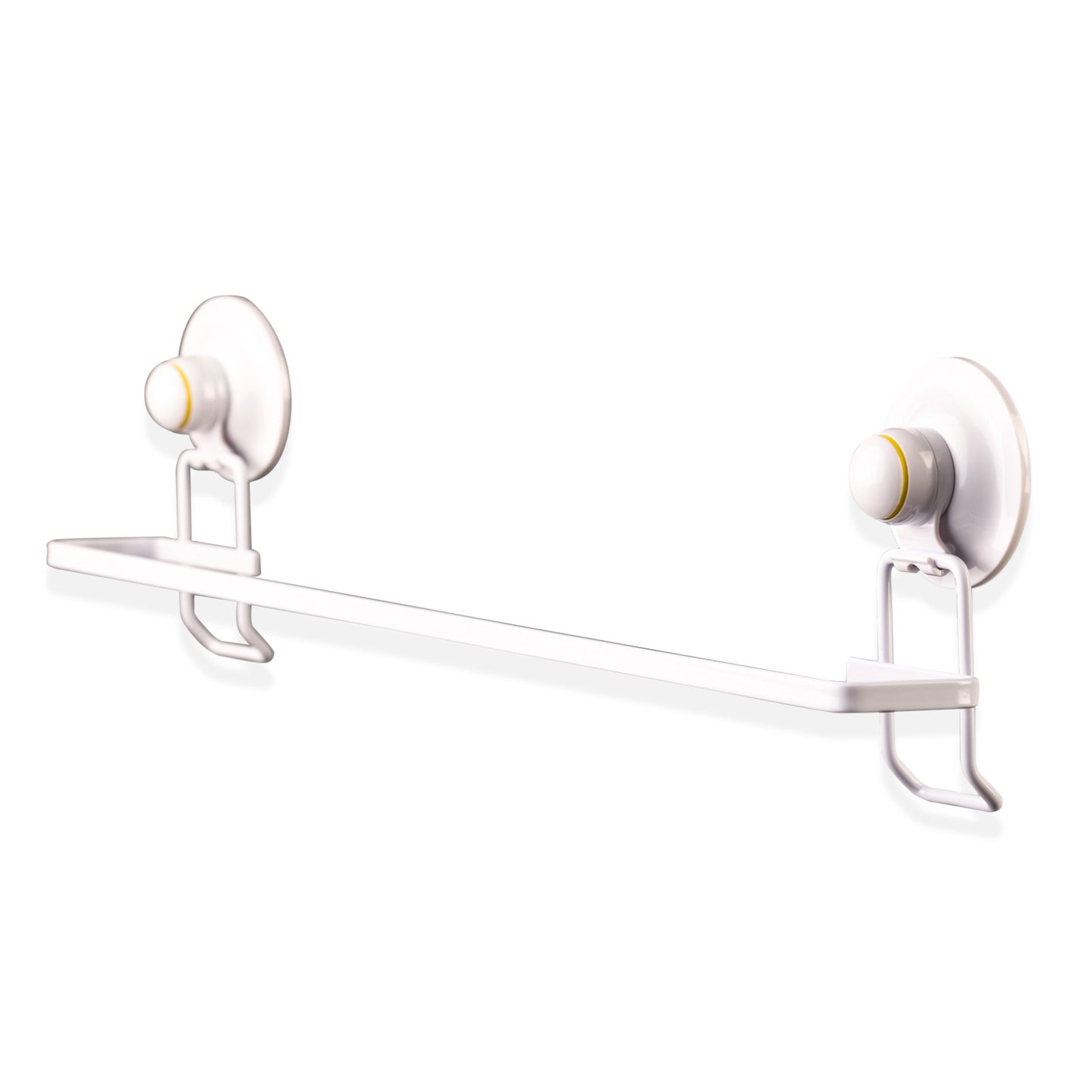 KiahLoc Towel Rail Holder Removable Suction - White