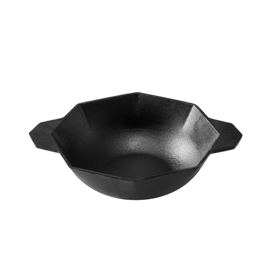 Mommy's Pot Cast-Iron Traditional Wok 28cm Non-Stick Pre-Seasoned