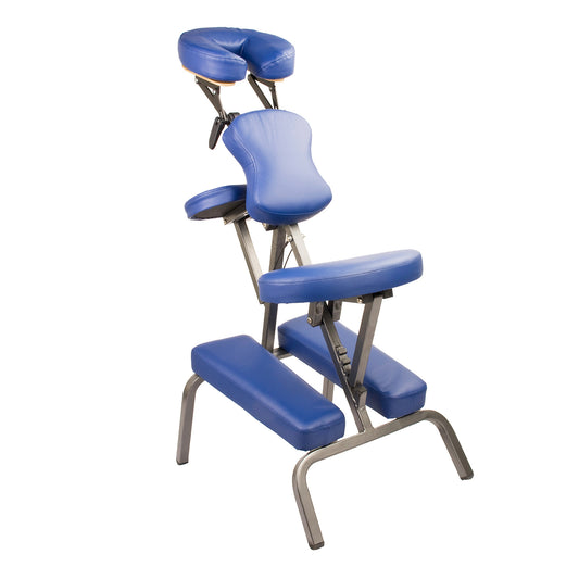 Forever Beauty Portable Beauty Massage Foldable Chair Table Aluminium Therapy Waxing - Blue