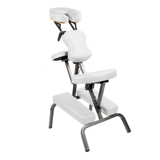 Forever Beauty Portable Beauty Massage Foldable Chair Table Aluminium Therapy Waxing - White