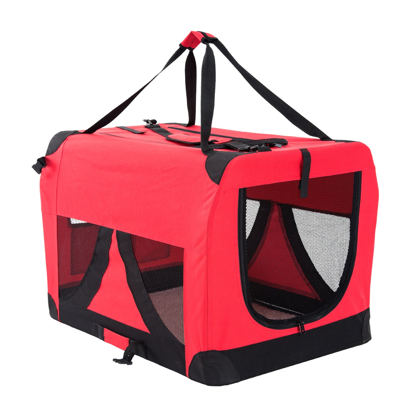 Paw Mate Portable Soft Dog Cage Crate Carrier XL - Red