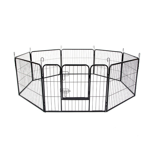 Paw Mate Pet Playpen Heavy Duty 31in 8 Panel Foldable Dog Exercise Enclosure Fence Cage